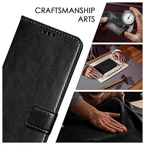YOFO Samsung Galaxy A20 / A30 / M10s  Prime Leather Flip Cover Full Protective Wallet Case