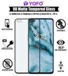 YOFO Full Screen Edge to Edge Matte Finish Tempered Glass for OnePlus Nord (5G)