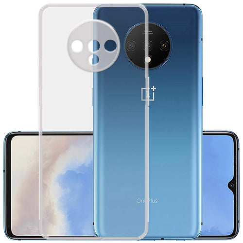 YOFO Silicon Full Protection Back Cover for OnePlus 7T (Transparent) Shockproof Ultra Thin