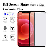 YOFO Mattte Finish Anti-Fingerprint Ceramic Flexible Screen Protector for iPhone XR/iPhone 11