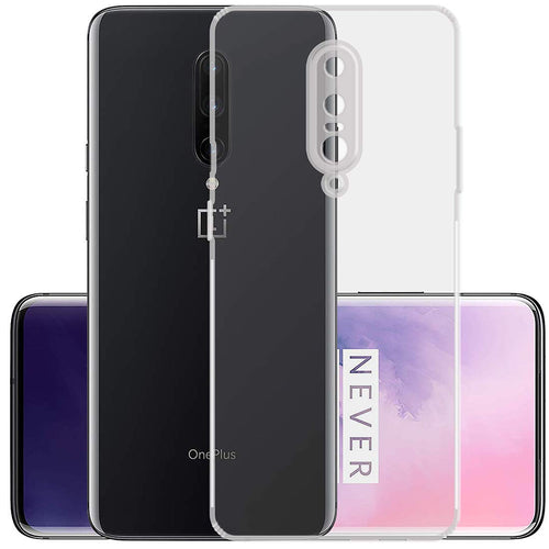 YOFO Silicon Full Protection Back Cover for OnePlus 7 Pro {1+7PRO} (Transparent) Shockproof Ultra Thin