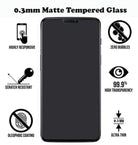 YOFO Matte Tempered Glass/Screen Guard for OnePlus 6 (Matte Finish) Full Screen Coverage (except edges)