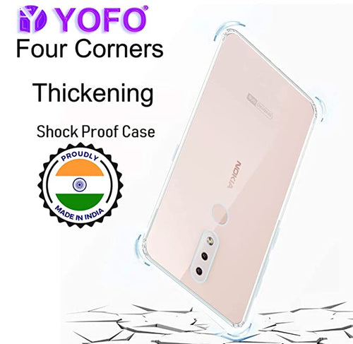 YOFO Back Cover for Nokia 4.2 (Flexible|Silicone|Transparent|Dust Plug|Camera Protection)…