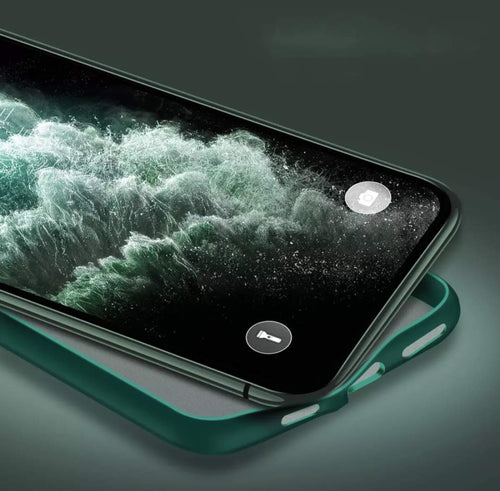 YOFO Matte Finish Smoke Back Cover with Full Camera Lens Protection for Mi Redmi Note 9
