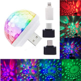 USB Party Lights Mini Disco Ball Led Small Magic Ball  Light Colorful Fancy Lights  (Multicolor)