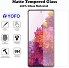 YOFO Matte Tempered Glass for Samsung Galaxy F41 / M31 Prime / M31 / M30S / M30 / A50 / A30 / A20 (Matte Finish)