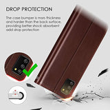 YOFO Flip Leather Magnetic Wallet Back Cover Case for Mi Redmi 9 Power
