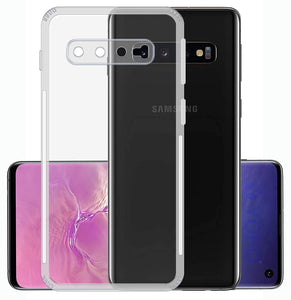 YOFO High Quality Back Cover for Samsung S10 (Transparent) Camera Protection with Dust Plug