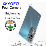 YOFO Back Cover for Poco M3 Pro (Flexible|Silicone|Transparent|Camera Protection|DustPlug)