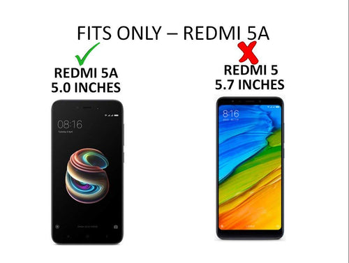YOFO Shockproof Back Cover for Mi Redmi 5A ((Transparent))