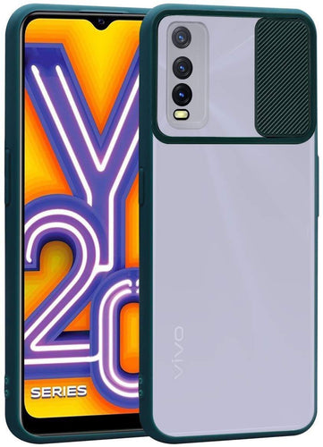 YOFO Camera Shutter Back Cover For Vivo Y20, Vivo Y20i, Vivo Y12s, Vivo Y20A With Free OTG Adapter