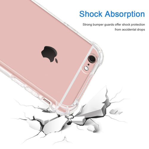 YOFO Ultra Thin Back Cover for iPhone 6 Plus/ 6S Plus 5.5 in Screen (Transparent)