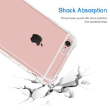YOFO Silicone Back Cover for Apple iPhone 6/6S -Transparent