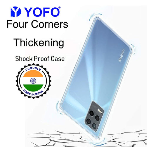 YOFO Back Cover for Realme Narzo 30 (5G) / Realme 8 (5G) (Flexible|Silicone|Transparent |Shockproof)