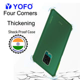 YOFO Silicon Flexible Smooth Matte Back Cover for MI Note 9 Pro/Note 9 Pro Max/Poco M2 Pro(Green)