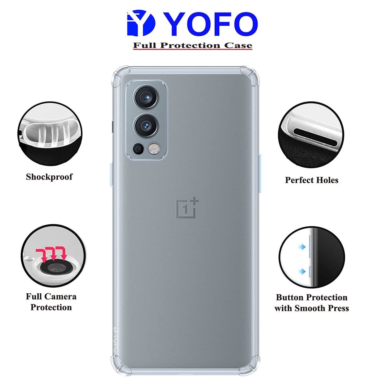 YOFO Back Cover for Oneplus Nord (5G)(Flexible|Silicone