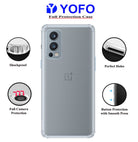 YOFO Back Cover for Oneplus Nord 2 (5G)(Flexible|Silicone|Transparent|Camera Protection Grip)