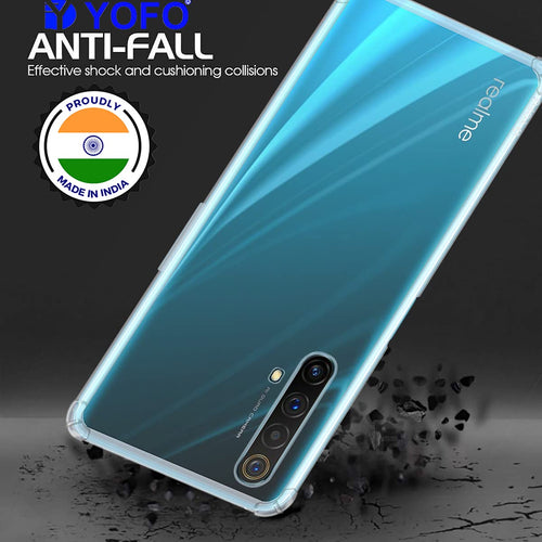 YOFO Back Cover for Realme X3 (Flexible|Silicone|Transparent |Shockproof)