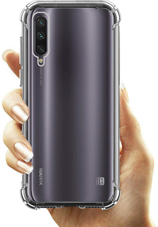 YOFO Shockproof Soft Transparent Back Cover for MI A3 - All Sides Protection Case