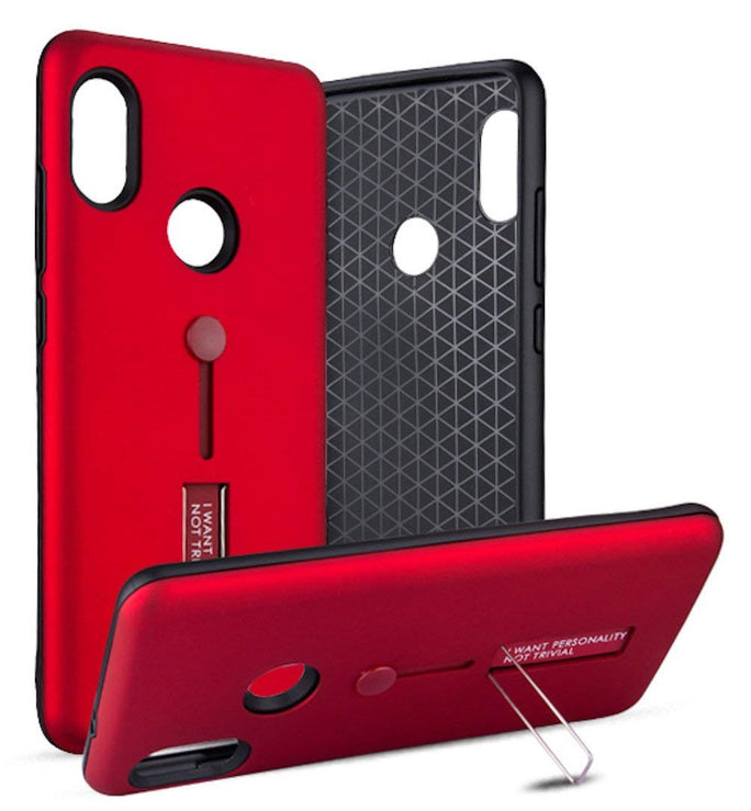 YOFO Fashion Case Full Protection Smart Back Cover for MI Redmi (MI Redmi 6 Pro, Red)