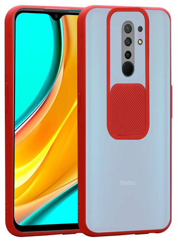 YOFO Camera Shutter Back Cover For Mi Redmi 9 Prime With Free OTG Adapter