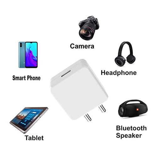 Realme Compatible SuperFastt 65W Charger Adapter With Type "C" Data Cable - White