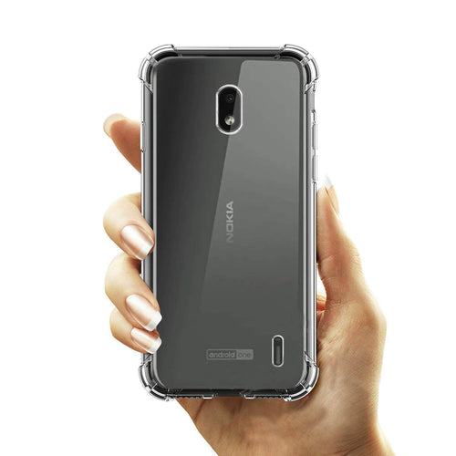 YOFO Transparent All Sides Protection Back Cover for Nokia 2.2 (Transparent)