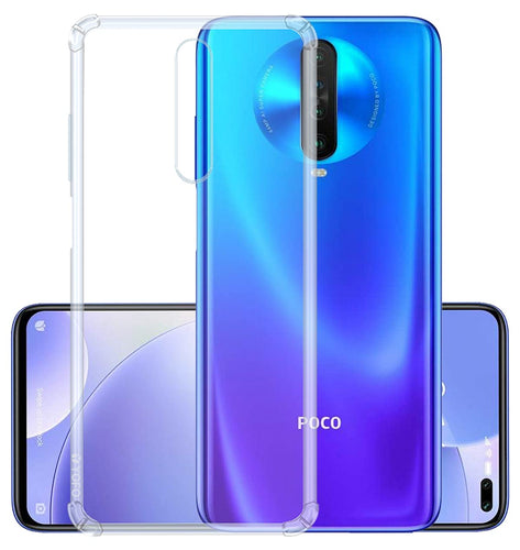 YOFO Back Cover for Poco X2 (Silicone|Transparent |Shockproof)