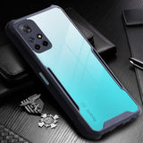 YOFO Mi Redmi Note 11T (5G) / Poco M4 Pro 5G Clear Back Case, [Military Grade Protection] Shock Proof Slim Hybrid Bumper Cover (Black)