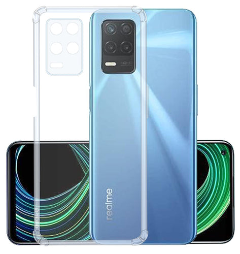 YOFO Back Cover for Realme Narzo 30 (5G) / Realme 8 (5G) (Flexible|Silicone|Transparent |Shockproof)