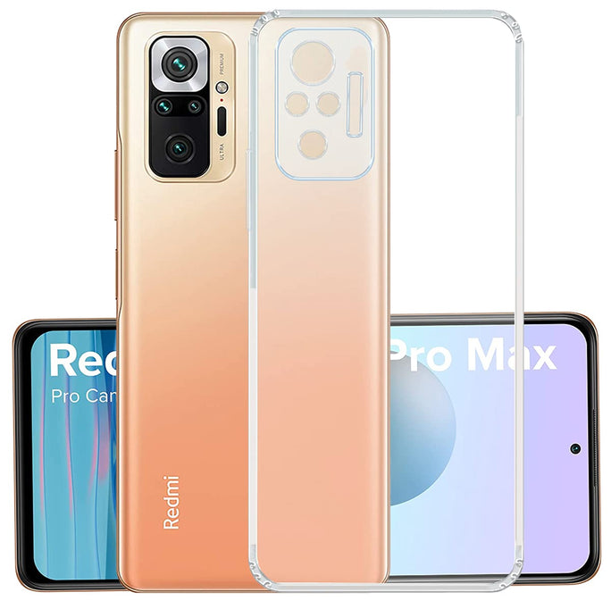 YOFO Silicon Transparent Back Cover for Mi Redmi Note 10 Pro