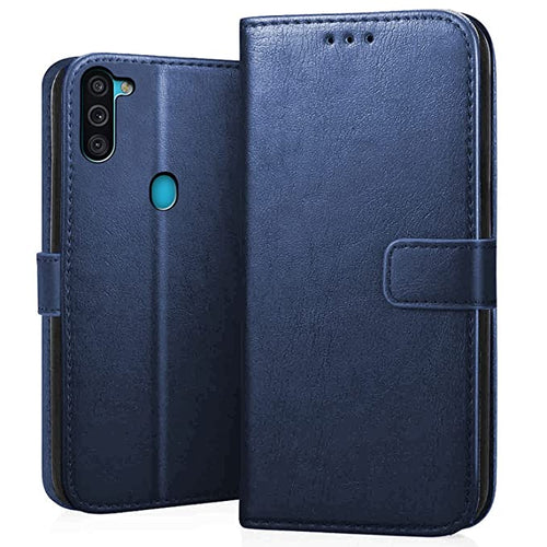 YOFO Samsung Galaxy M11 Leather Flip Cover Full Protective Wallet Case
