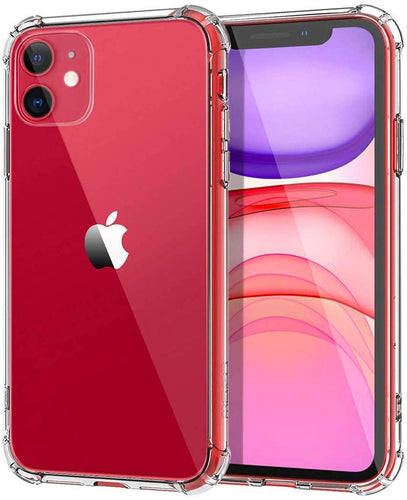 YOFO Shockproof Back Cover for Apple iPhone 11 {6.1 Inch}- (Transparent)