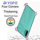 YOFO Silicon Full Protection Back Cover for MI Redmi 9 Power (Transparent)