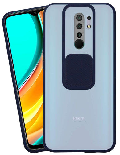 YOFO Camera Shutter Back Cover For Mi Redmi 9 Prime With Free OTG Adapter