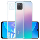 YOFO Back Cover for Vivo Y72 (5G) (Flexible|Silicone|Transparent|Shockproof|Camera Protection)