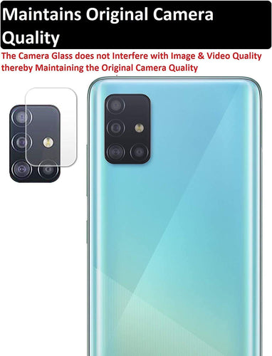 YOFO Anti Scratch Camera Lens Screen Protector 9H Camera Nano Glass for Oppo A52 (Transparent)