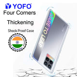 YOFO Back Cover for Realme 8 / Realme 8 Pro (Flexible|Silicone|Transparent |Shockproof)