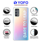 YOFO Back Cover for Realme X7 Pro (Flexible|Silicone|Transparent|Camera Protection|DustPlug)