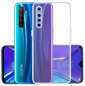 YOFO Back Cover for Realme XT / X2 (Flexible|Silicone|Transparent|Dust Plug|Camera Protection)