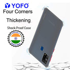 YOFO Silicon Flexible Smooth Matte Back Cover for Samsung M31 / M31 Prime / F41(Smoke)