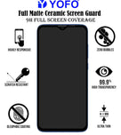 YOFO Mattte Finish Anti-Fingerprint Ceramic Flexible Screen Protector for Redmi Note 8Pro