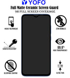 YOFO Mattte Finish Anti-Fingerprint Ceramic Flexible Screen Protector for Mi Redmi 9 Power
