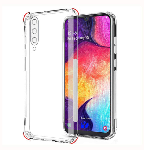 YOFO Silicon Full Protection Back Cover for Samsung A50s / A30s / A50 (Transparent) Shockproof Ultra Thin