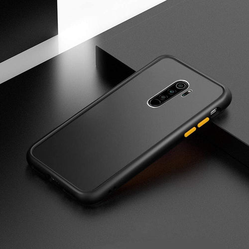 YOFO Matte Finish Smoke Back Cover with Full Camera Lens Protection for Oppo A9(2020)