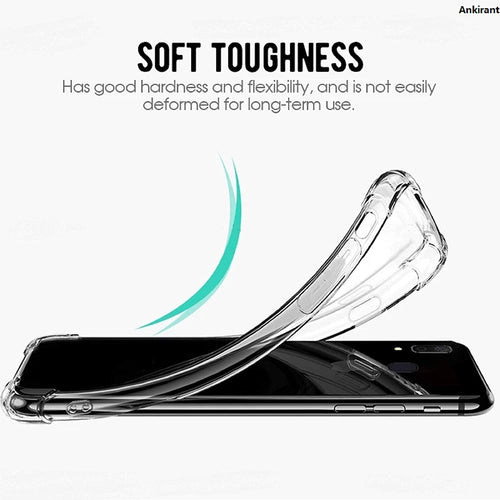 YOFO Transparent All Sides Protection Back Cover for Samsung A20 (Samsung A20)