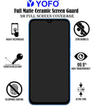 YOFO Combo for Mi Redmi 9A / 9i Transparent Back Cover + Full Matte Screen Guard with Free OTG Adapter
