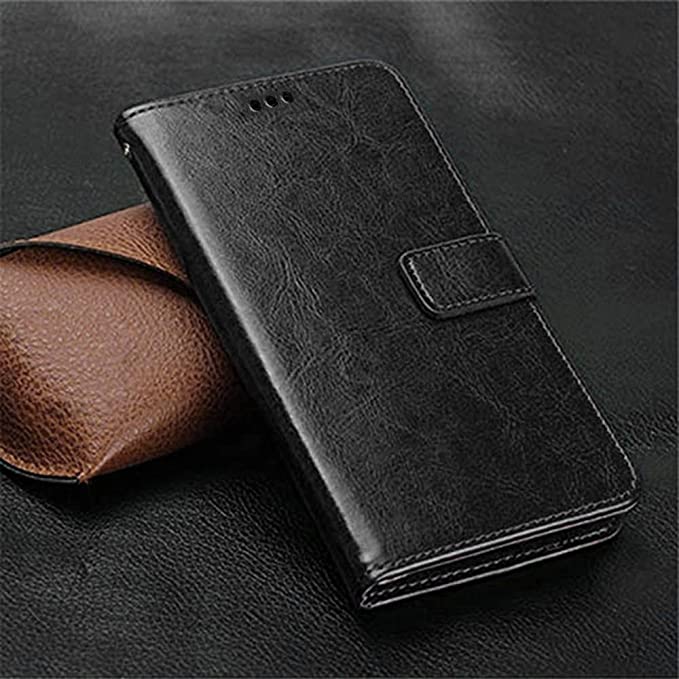 YOFO Flip Leather Magnetic Wallet Back Cover Case for Mi Redmi 7 / Y3