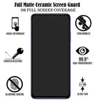 YOFO Anti Glare Mattte Finish Anti-Fingerprint 9H Ceramic Flexible Screen Protector for Poco M2 Pro / Poco X3 / Redmi 10i