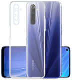 YOFO Silicon Transparent Back Cover for Realme 6 / 6i / 6s - Camera Protection with Anti Dust Plug